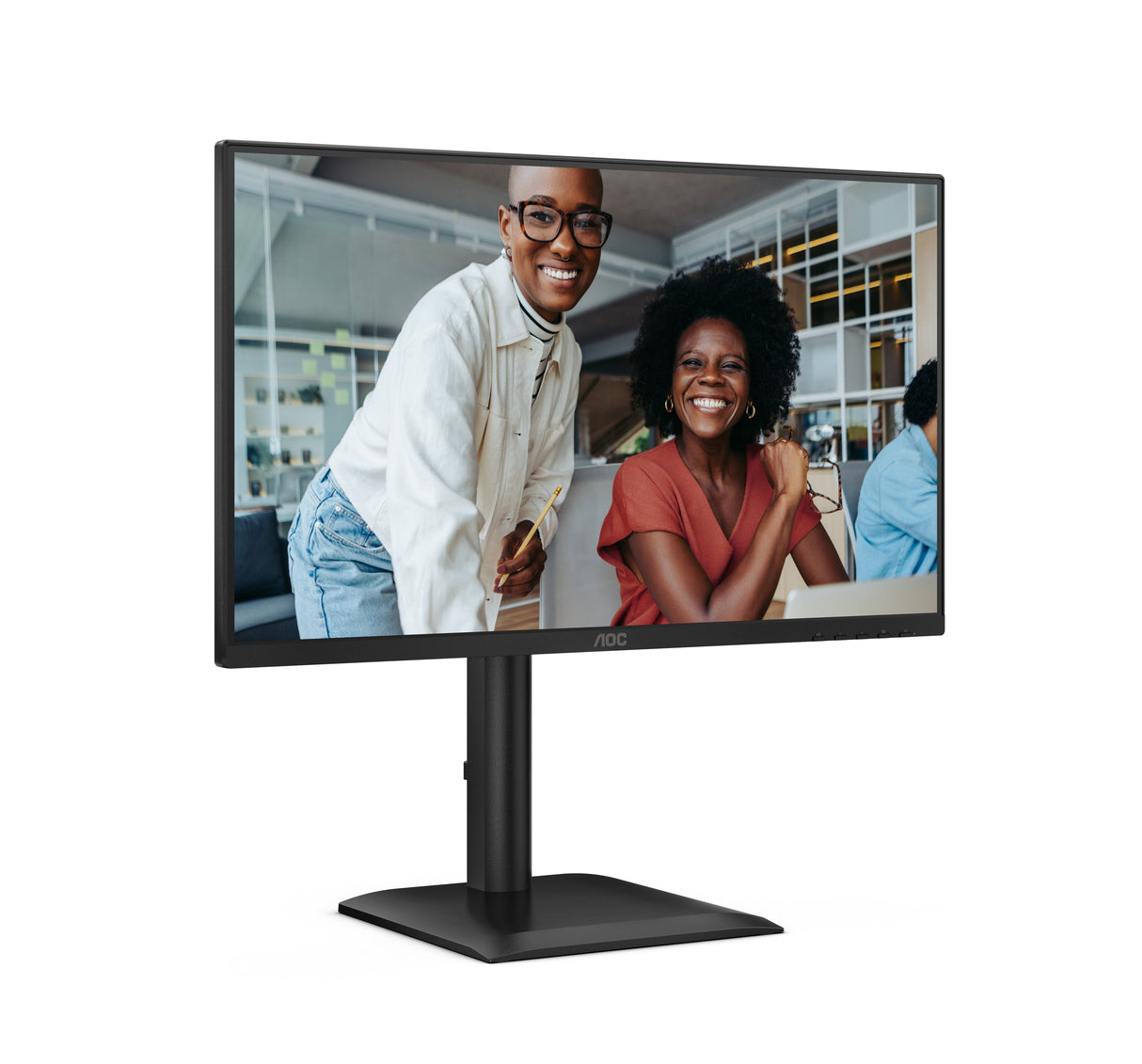 Monitor Aoc E4 24e4cv 23.8" 1920 X 1080 Pixeles Full Hd Led Negro