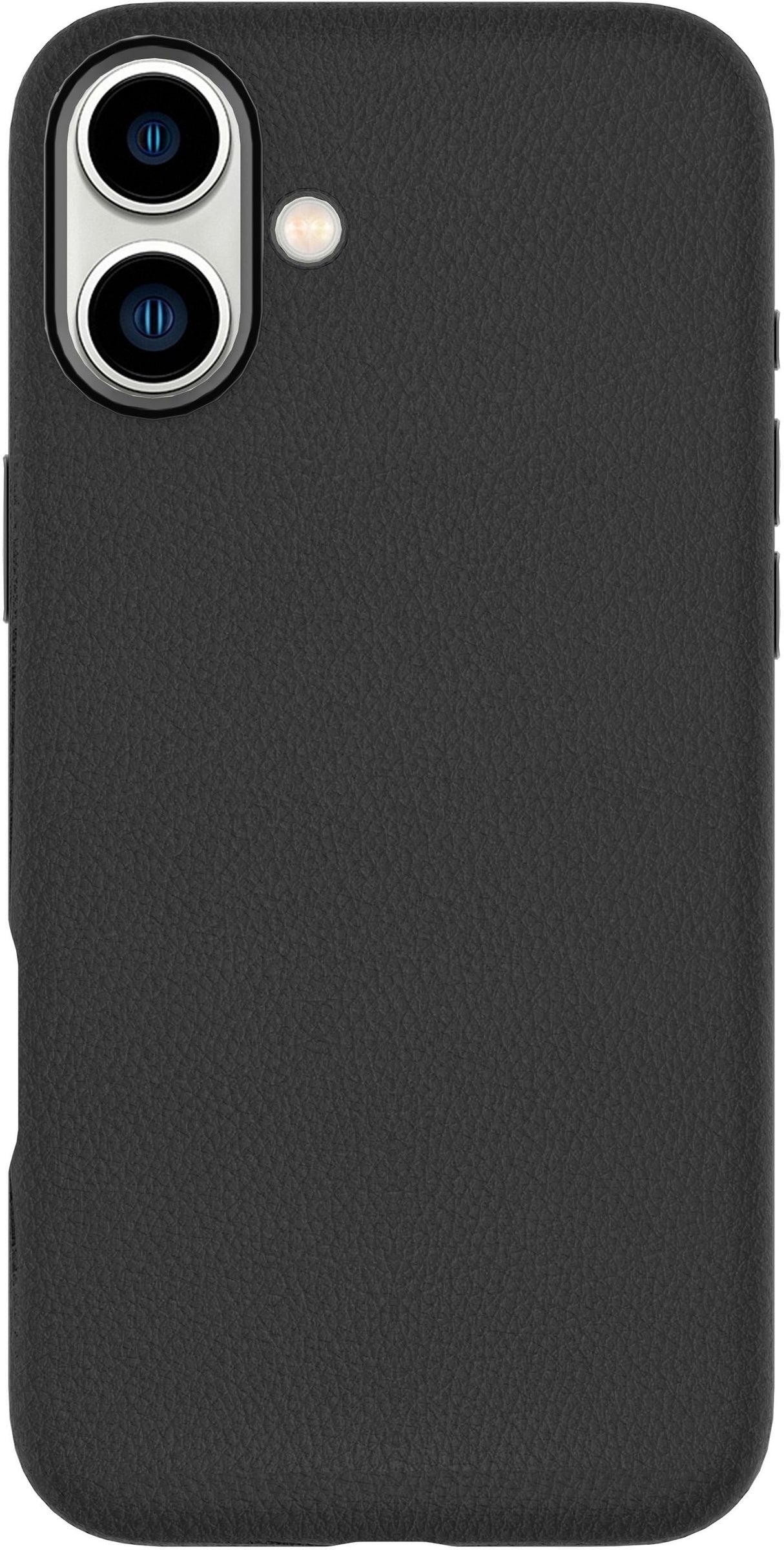 Infinite Venice Iphone 16 Black Leather Magnetic Cover.