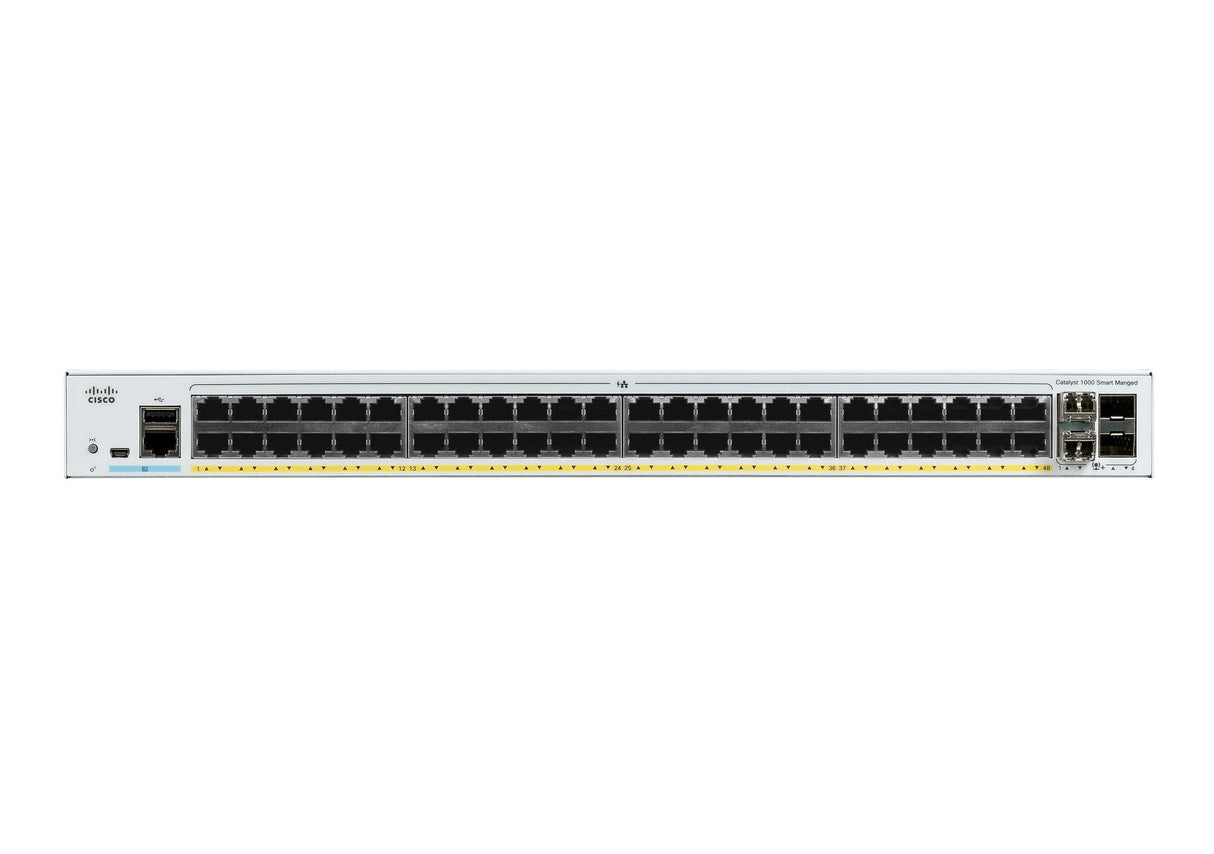 EAN 889728248648 - Cisco Catalyst C1000-48P-4X-L switch Gestionado L2 Gigabit Ethernet (10/100/1000) Energía sobre Ethernet ( imagen 2