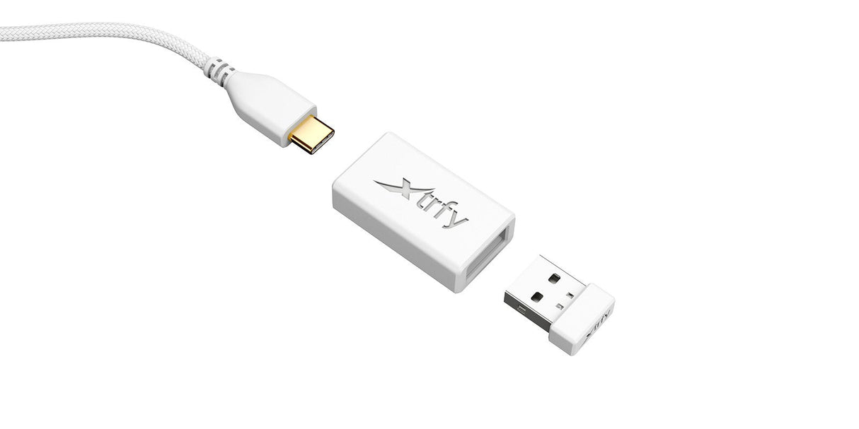 Xtrfy M42w-Rgb Ratón Ambidextro Rf Wireless + Usb Type-C Óptico