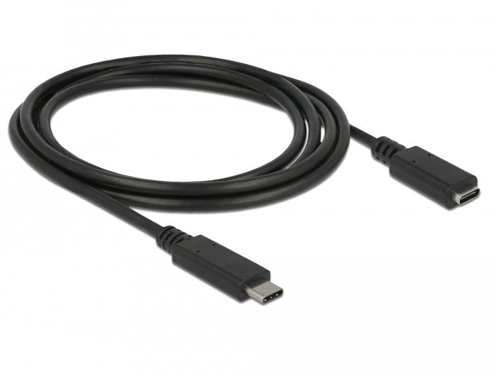 Delock 85532 Cable Usb-C M/H  1.50m Negro