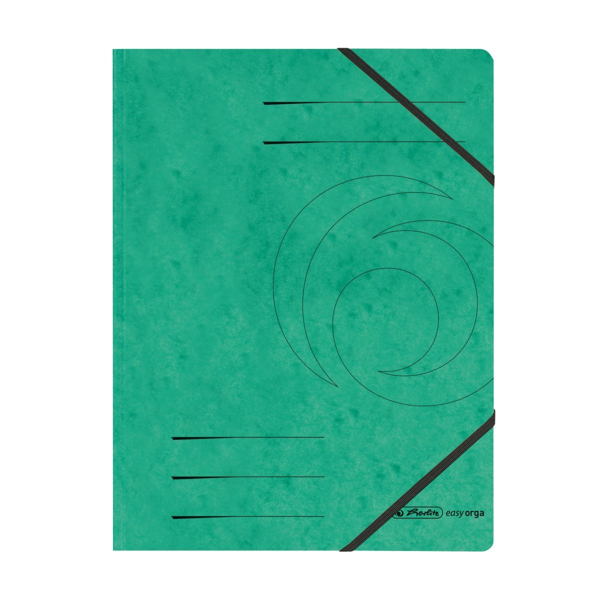 Herlitz Eckspanner Easyorga A4 Colorspan-Cartón Verde 972471