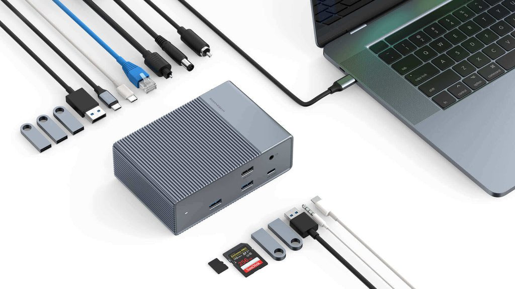 EAN 6941921148430 - Targus HyperDrive GEN2 Thunderbolt 3 40000 Mbit/s Gris imagen 2