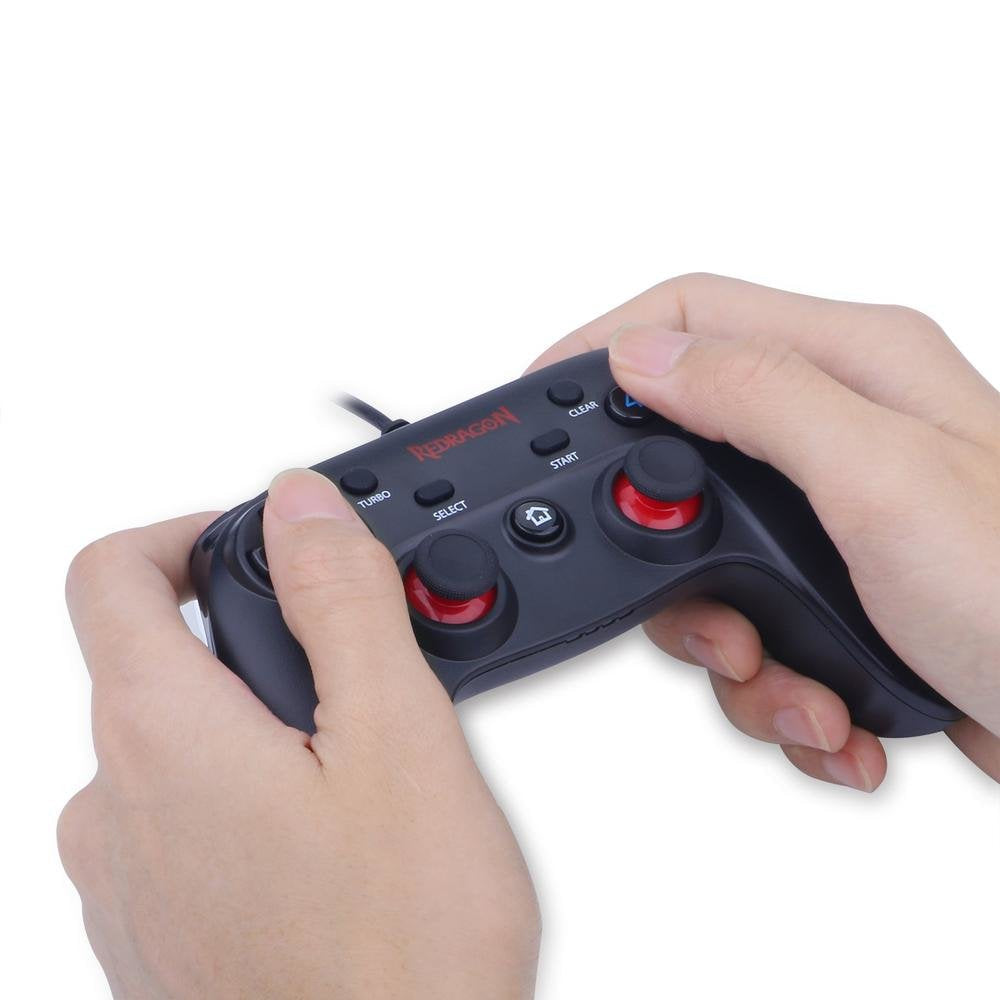 Redragon G807 Gaming Controller Gamepad Android,Pc,Playstation,Playstation 2,Playstation 3 Usb Black