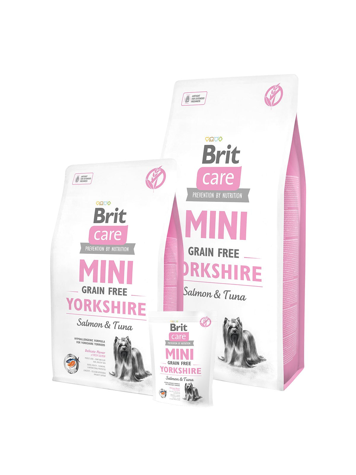 Brit Care Mini Grain Free Yorkshire Adulto Salmón, Atún 2 Kg