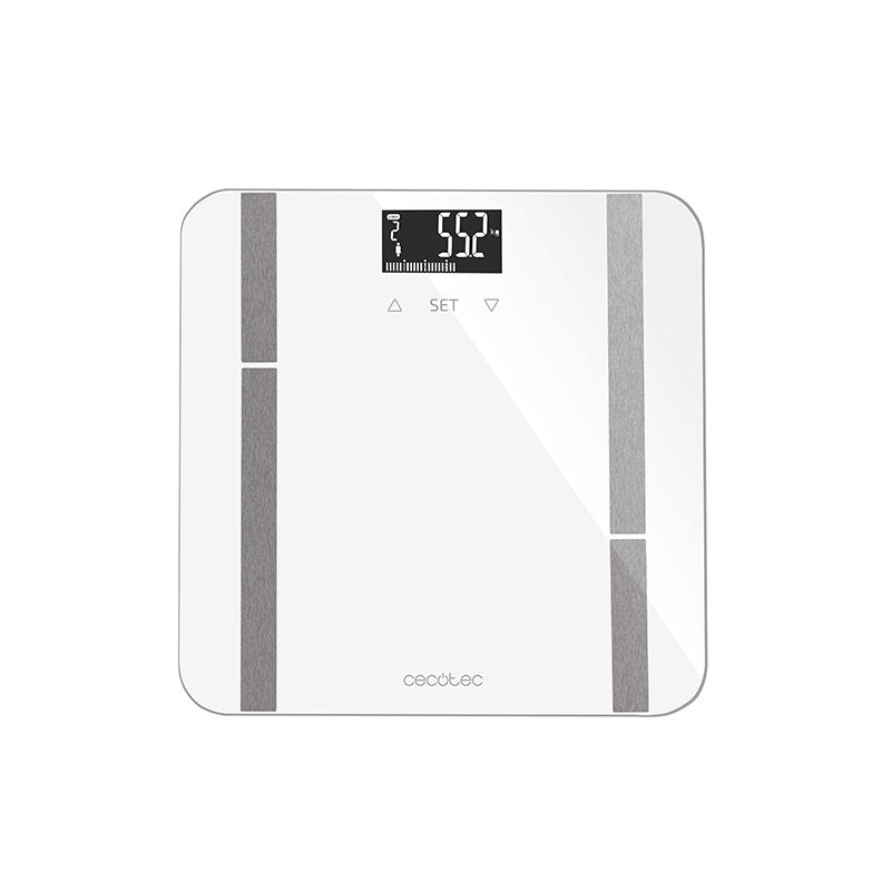 Báscula De Baño Cecotec Surface Precision 9400 Full Healthy Análisis Corporal Hasta 180kg Blanca