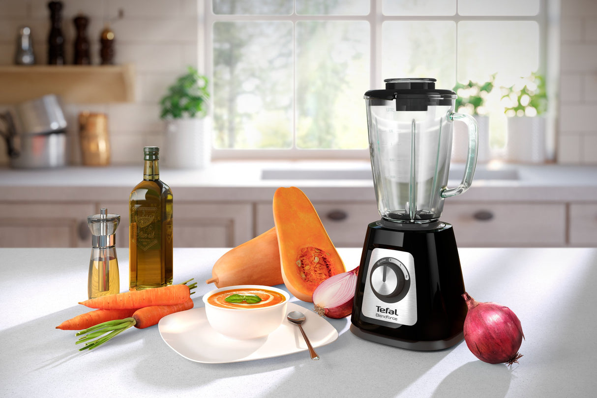 EAN 3016661152610 - Tefal BlendForce II BL4358 1,25 L Batidora de vaso 800 W Negro, Acero pulido imagen 8