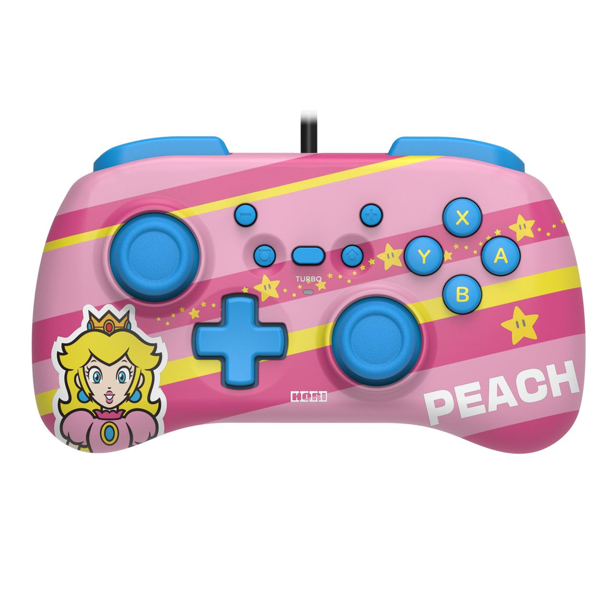 Gamepad Hori Controller Mini Peach Para Nintendo Switch Cableado