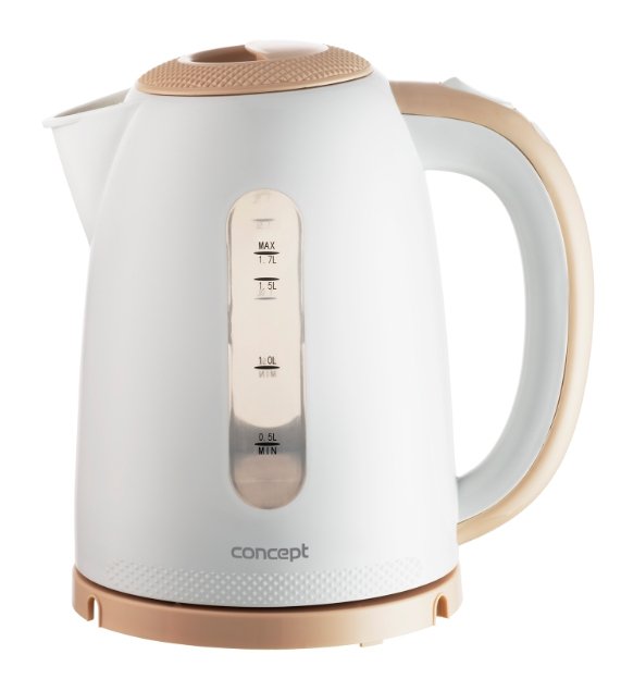 Tetera Eléctrica Concept Rk2331 1,7 L 2200 W Beige, Blanco