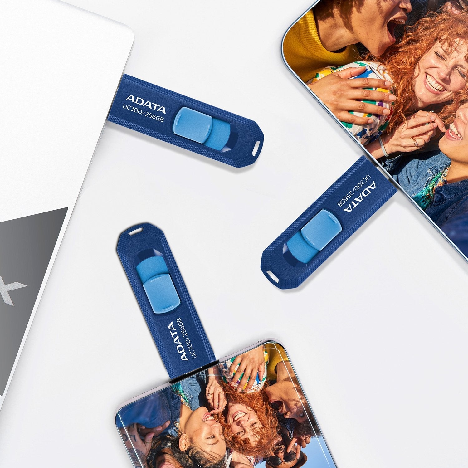 EAN 4711085939135 - ADATA ACHO-UC300-128G-RNB unidad flash USB 128 GB USB Tipo C 3.2 Gen 1 (3.1 Gen 1) Negro imagen 5