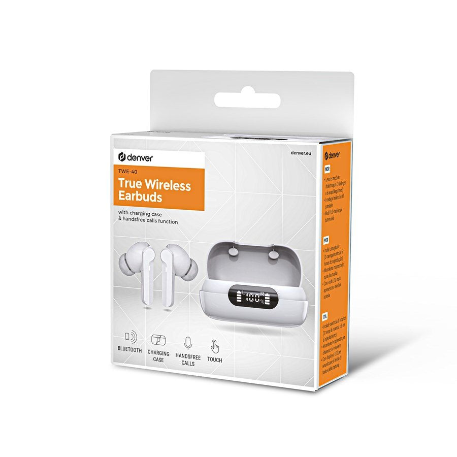Denver Twe-40 Auriculares True Wireless Stereo (Tws) Bluetooth Blanco