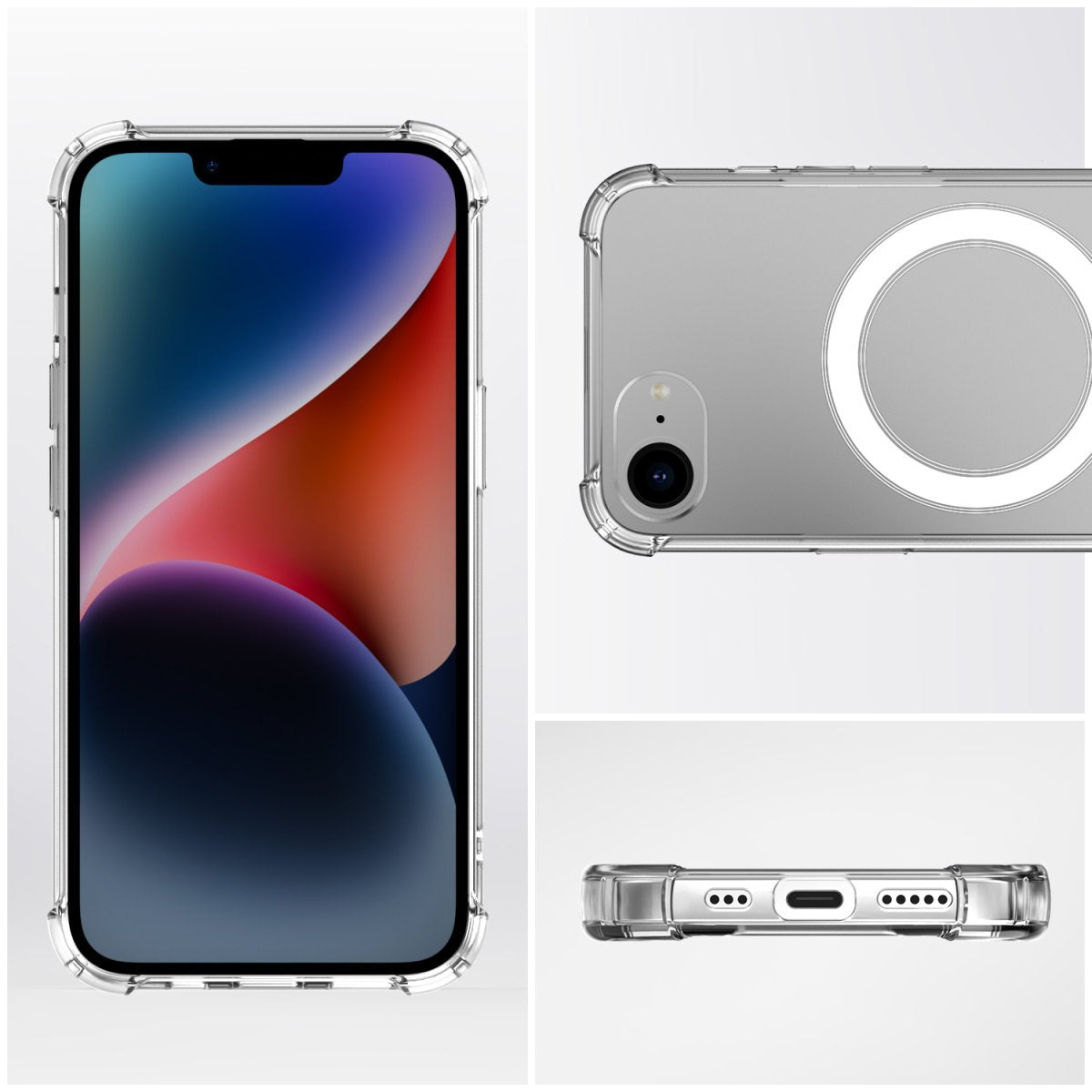 4smarts Hybrid Funda Ibiza Para Apple Iphone 16e Magsafe-Kompatibel