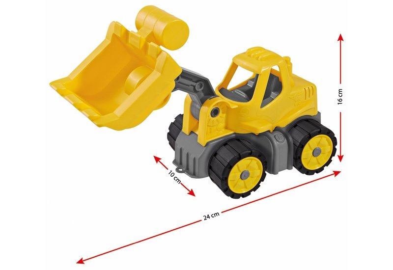 Minicargadora De Ruedas Big Power Worker, Vehículo De Juguete 800055803
