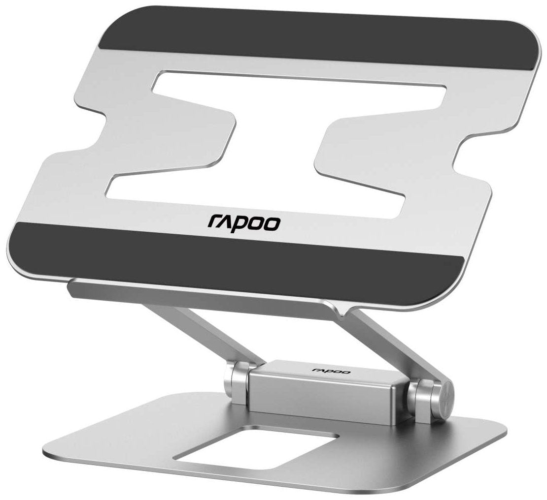 Soporte De Mesa Rapoo Ucs-5001 Para Portátil Con Docking Usb-C 1xhdmi 1 Rj45 Gb 2xusb 3.0 2 Usb-C Color Plata