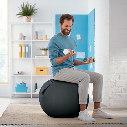 Leitz Ergo Cosy Seat Ball Gris