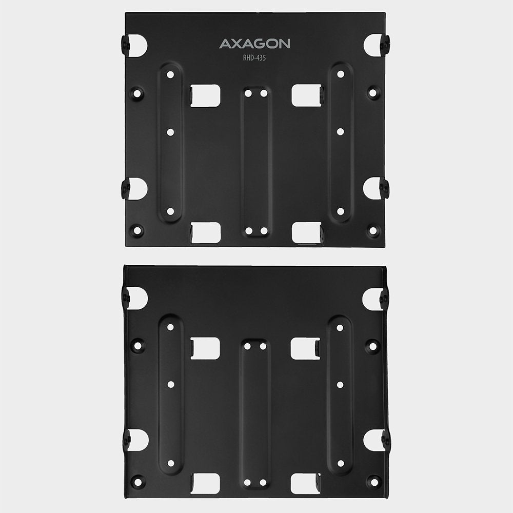 Axagon Rhd-435, Marco De Metal Para 4x 2.5 O 2x 2.5 Hdd / Ssd Y 1x 3.5 Hdd Hasta 5.25 Posicion