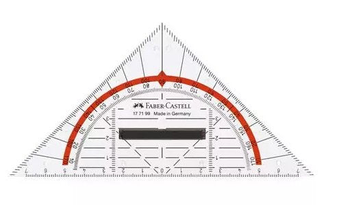 EAN 4005401771999 - Faber-Castell 177199 plantilla Rojo, Transparente imagen 1