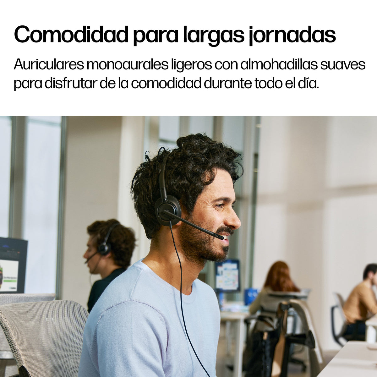 EAN 0199896093279 - HP Poly Mission 425 Stereo USB Wired Headset Alámbrico Diadema Llamadas/Música Negro imagen 4