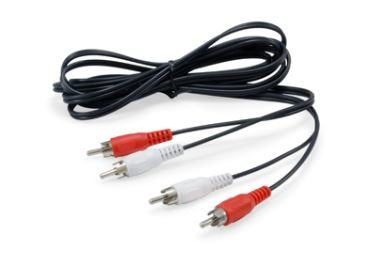 Equip Audiokabel Jack Male / 2x Rca Male, 2,50m