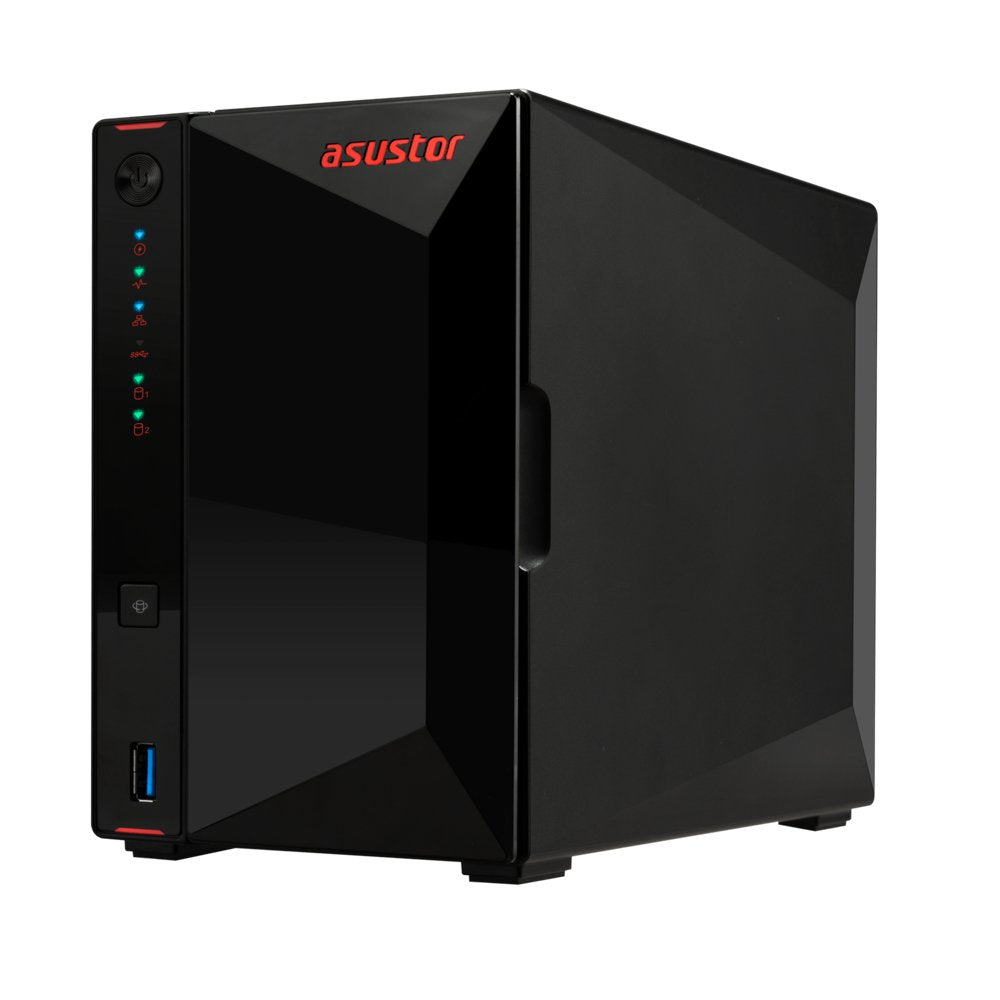 Asumor Nimhmor 2 Gen2 As5402t 2 Bay Nas, Quad-Core 2.0ghz