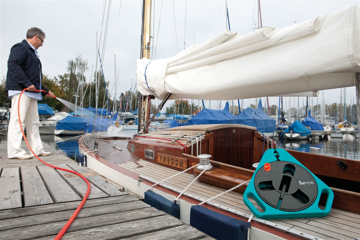 Gardena 00756-20 Carrete De Manguera De Jardín