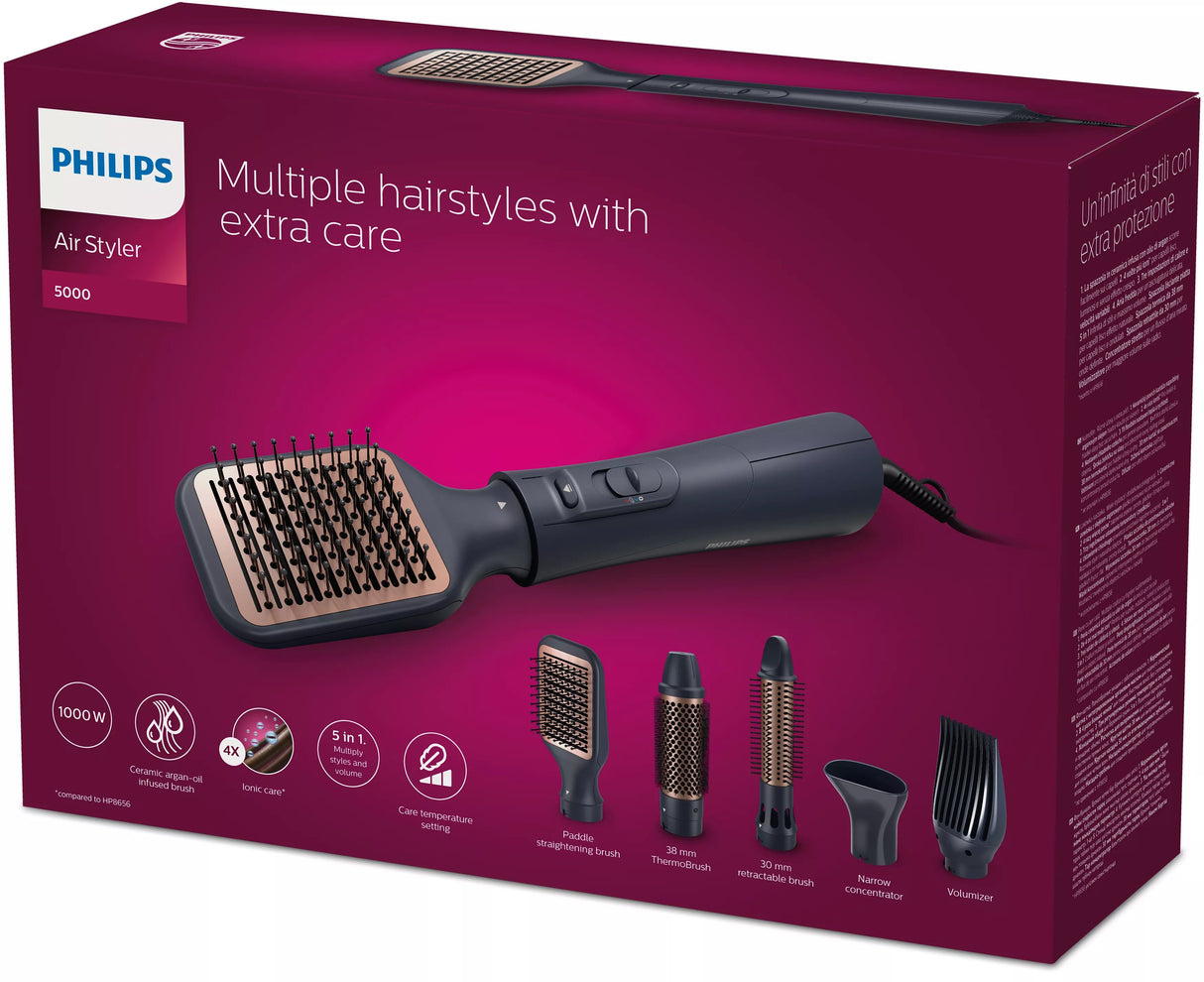 EAN 8720689002813 - Philips 5000 series BHA530/00 Utensilio de peinado Kit de peluquería Caliente Negro 1000 W 2 m imagen 3