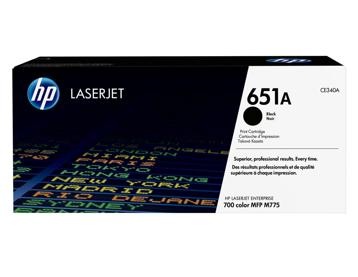 EAN 0886111121328 - HP 651A Black Original LaserJet Toner Cartridge cartucho de tóner 1 pieza(s) imagen 1