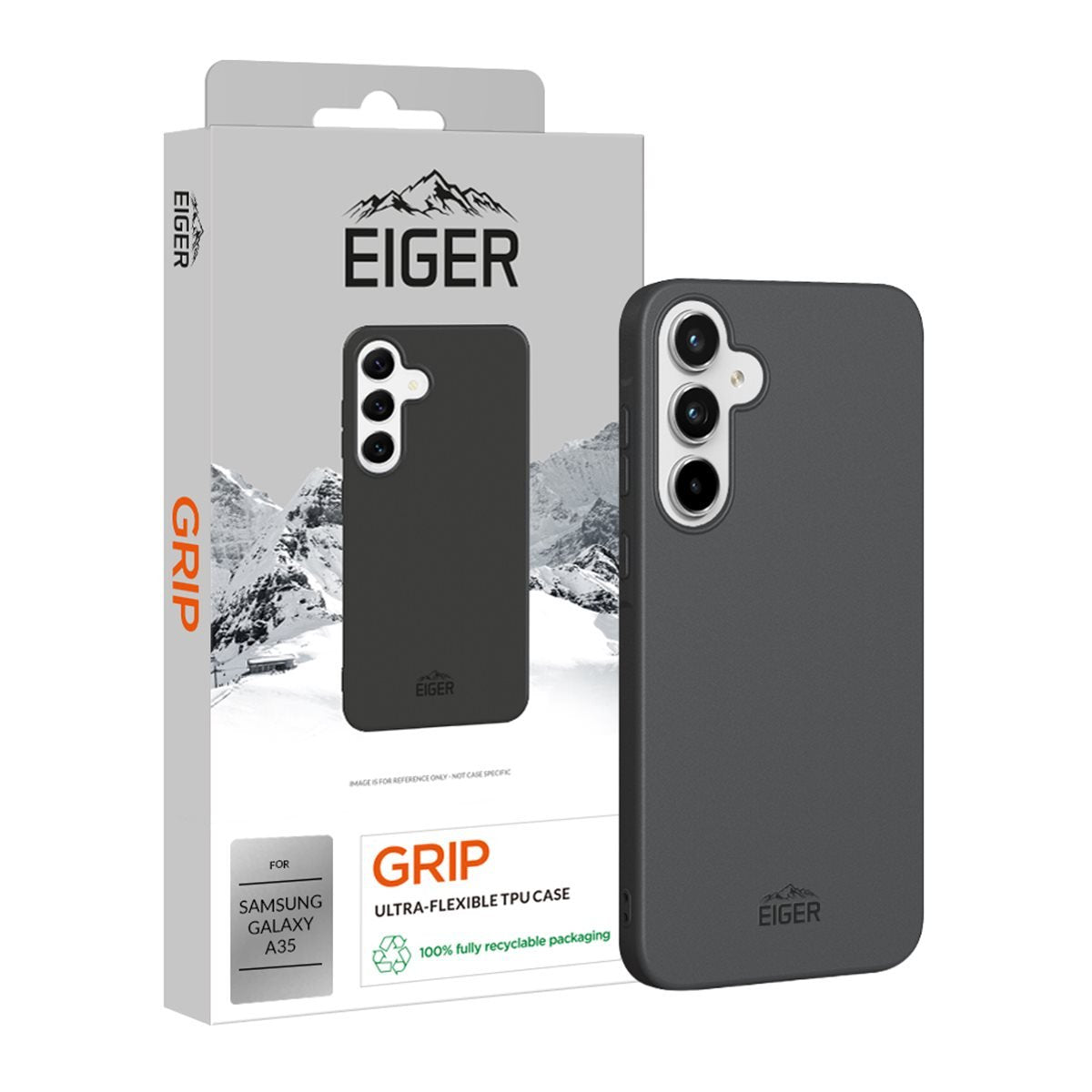 Eiger Grip Case Galaxy A35 Schwarz