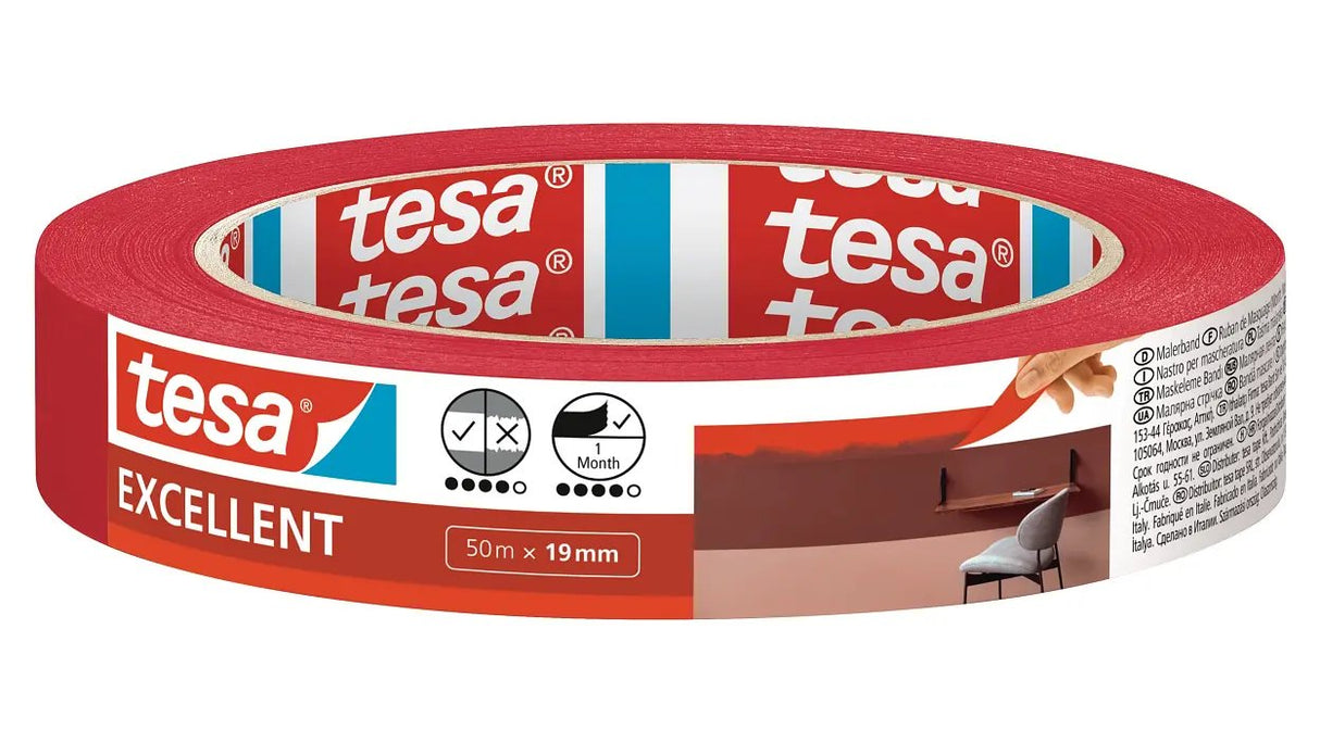 Tesa Cinta De Embalaje Tesapack Estándar Ecologo Rollo 50mx50mm Papel Marrón