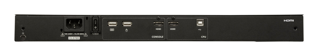 EAN 4710469343742 - ATEN CL3700NW consola de rack 47 cm (18.5") Negro 1U imagen 2