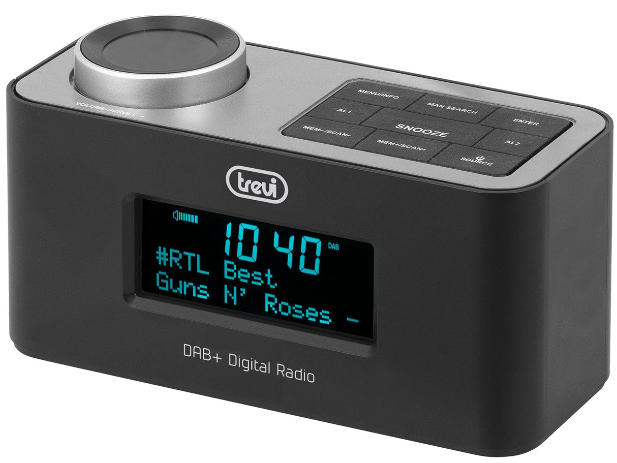 EAN 8011000024073 - Trevi RC 80D6 DAB Portátil Analógico y digital Negro, Plata imagen 1
