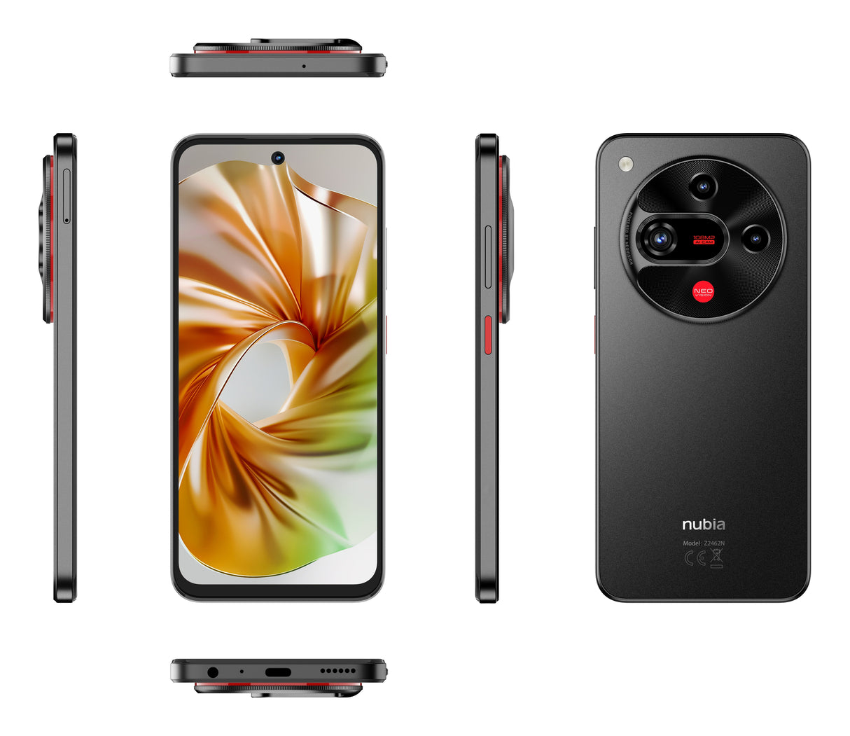 EAN 6902176133930 - Nubia Focus 2 5G 17 cm (6.7") SIM doble USB Tipo C 8 GB 256 GB 5000 mAh Negro imagen 6