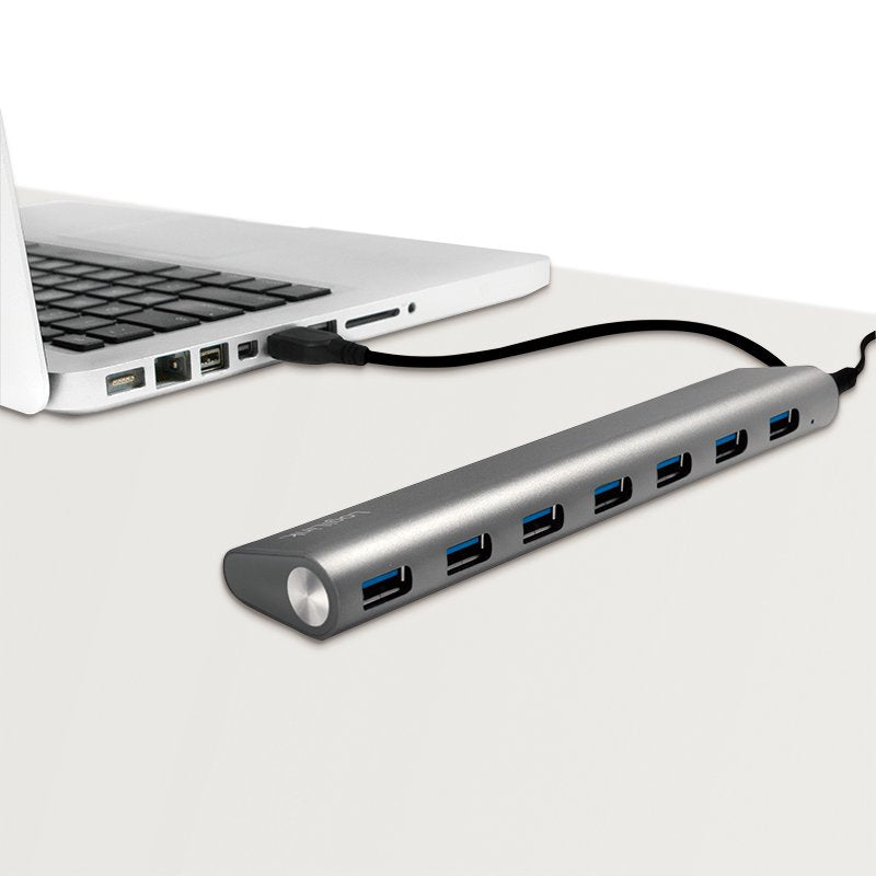 EAN 4052792048636 - LogiLink UA0308 hub de interfaz USB 3.2 Gen 1 (3.1 Gen 1) Type-A 5000 Mbit/s Gris imagen 6