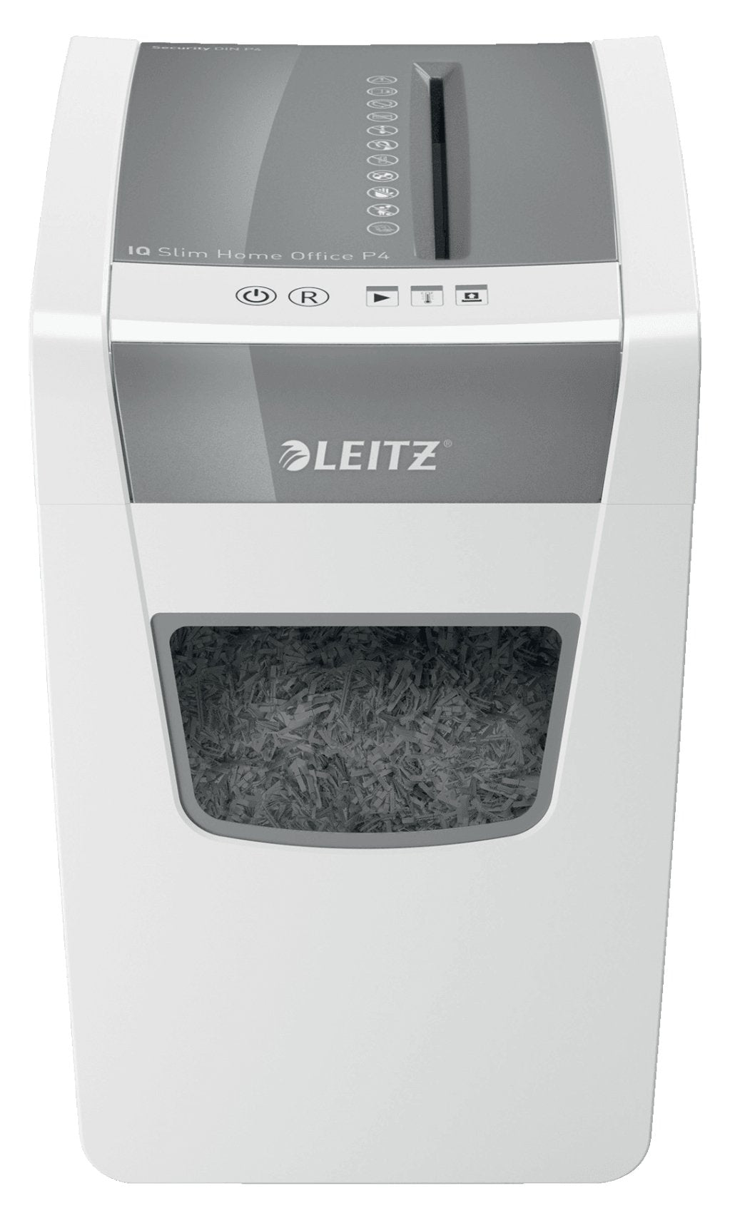 EAN 4002432118946 - Leitz IQ Slim Office P-4 triturador de papel Corte cruzado 58 dB 22 cm Blanco imagen 2