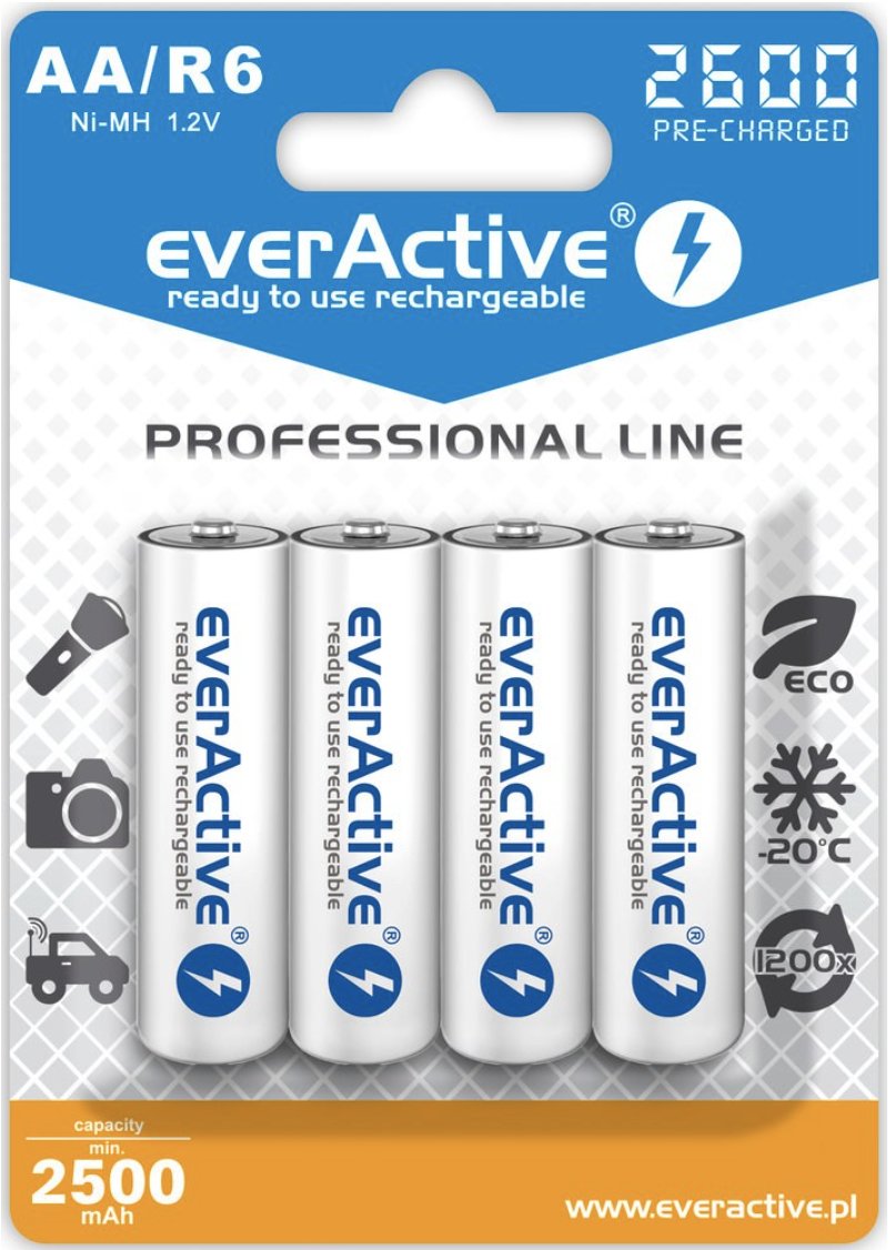 EAN 5902020523383 - Everactive EVHRL6-2600 pila doméstica Batería recargable Níquel-metal hidruro (NiMH) imagen 1