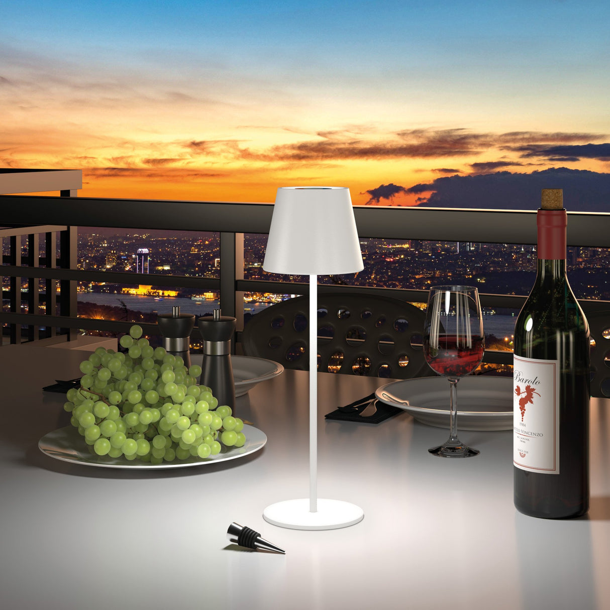 EAN 4040895011909 - RealPower LED TableLight 360 RGB lámpara de mesa 3 W Blanco imagen 5