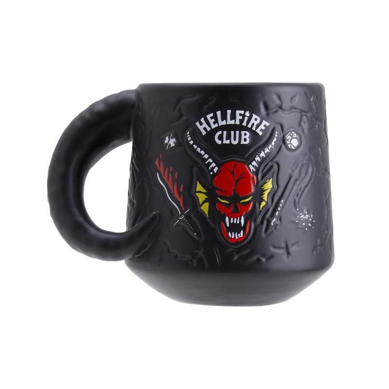 Taza Con Relieve Paladone Stranger Things Hellfire Club