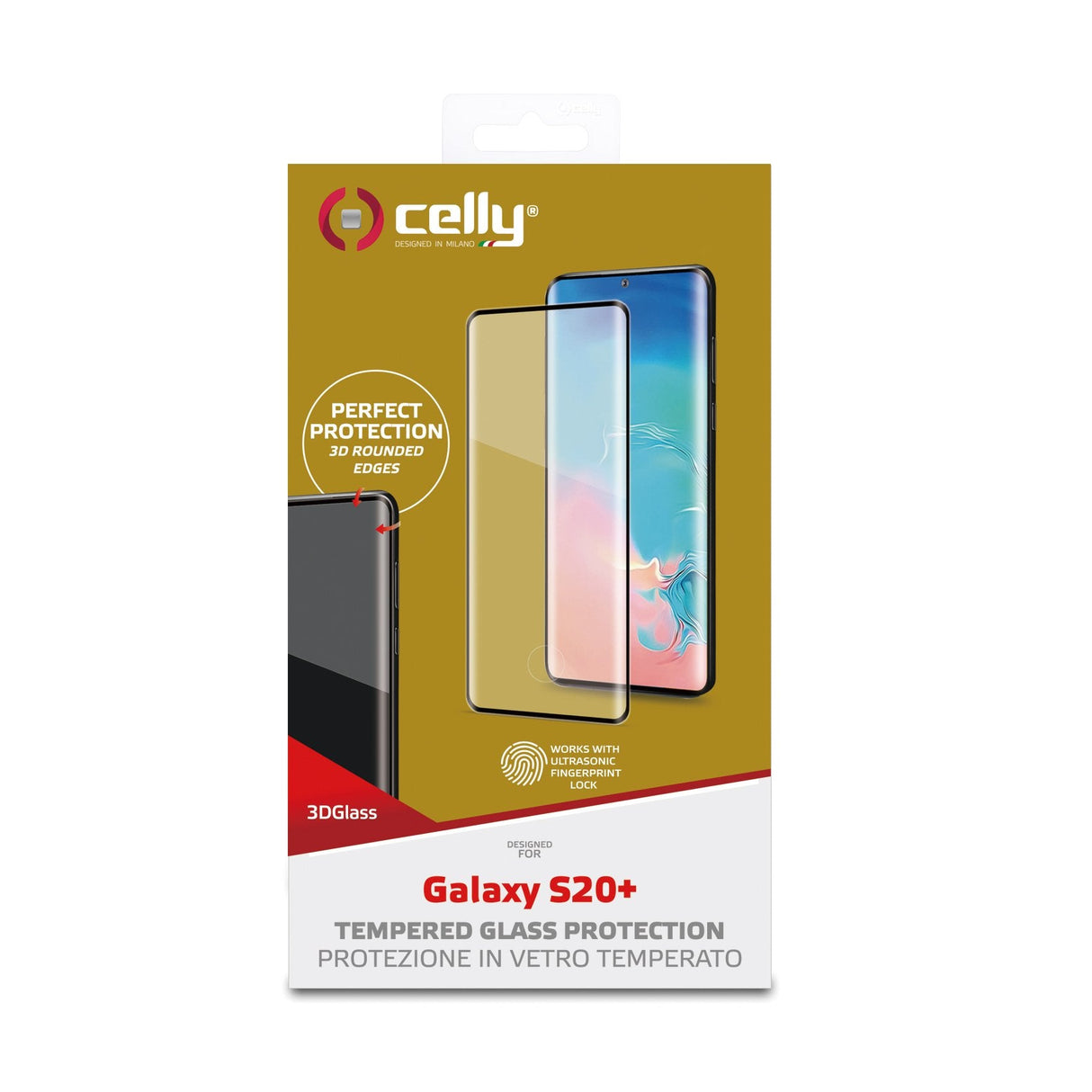 EAN 8021735757474 - Celly 3DGLASS990BK protector de pantalla o trasero para teléfono móvil Samsung 1 pieza(s) imagen 3