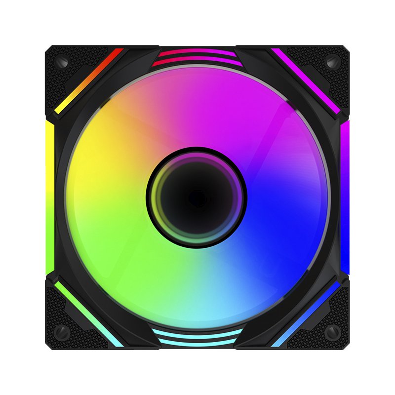 Ventilador Auxiliar Xfc-120m Argb Keepout 120mm/ Argb/ Negro