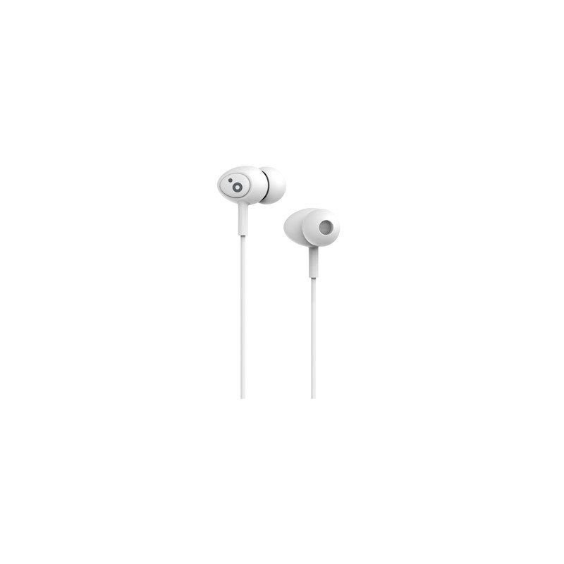 Auriculares Intrauditivos Sunstech Pops Con Micrófono Jack 3.5 Blancos