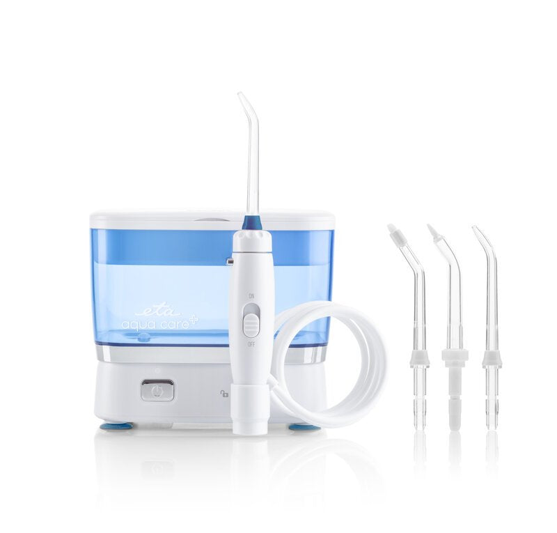 Irrigador Bucal Eta Aquacare Plus Eta170890000 Para Adultos, 500 Ml, Nãºmero De Cabezales 3, Blanco