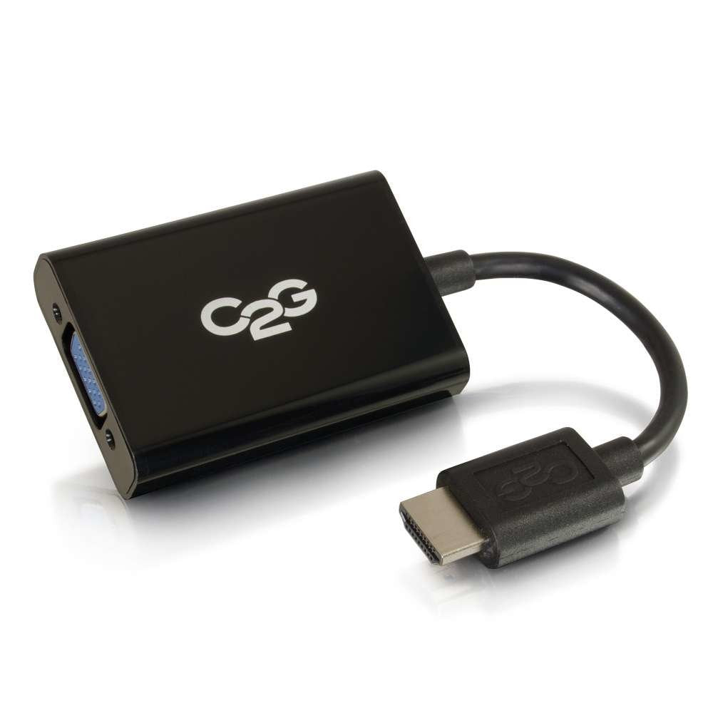 EAN 757120413516 - C2G 41351 adaptador de cable de vídeo 0,2032 m HDMI VGA (D-Sub) Negro imagen 1