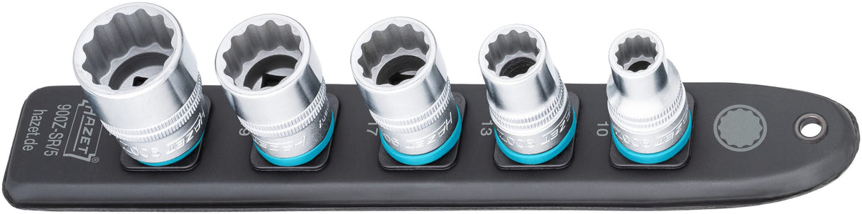 Hazet Smartrail 1/2" Juego De Llaves Doppelsechskant, 5-Piezas 900z-Sr/5
