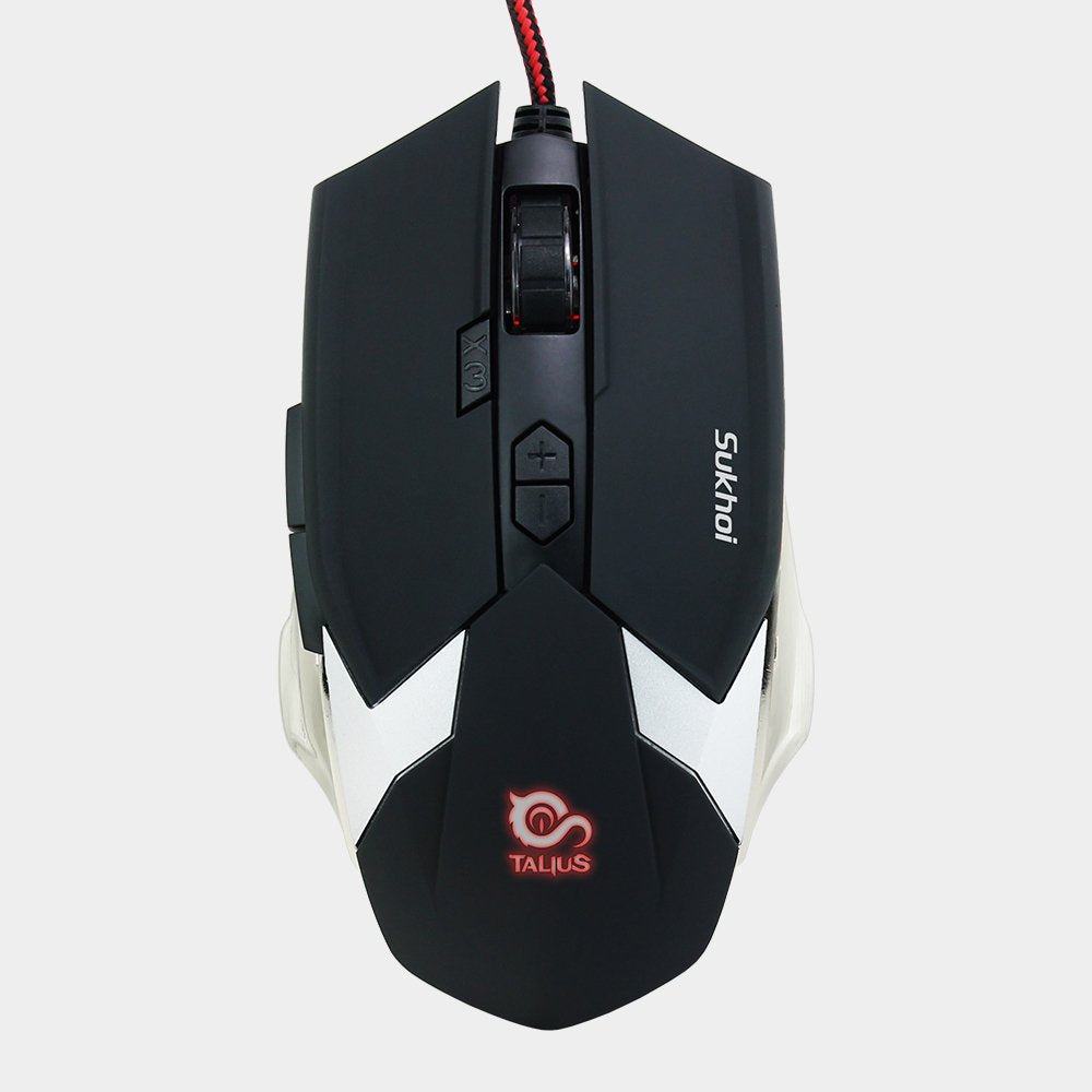 Talius Raton Gaming Sukhoi 2500dpi 8 Botones Black