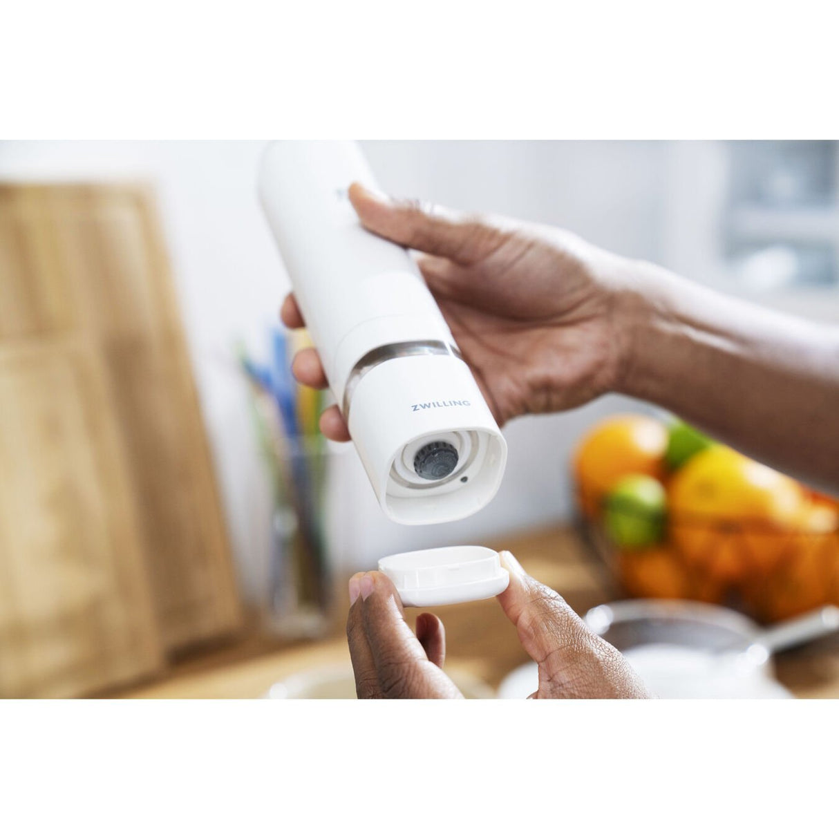 Molinillo Eléctrico Para Especias Zwilling Enfinigy 53103-700-0 Blanco