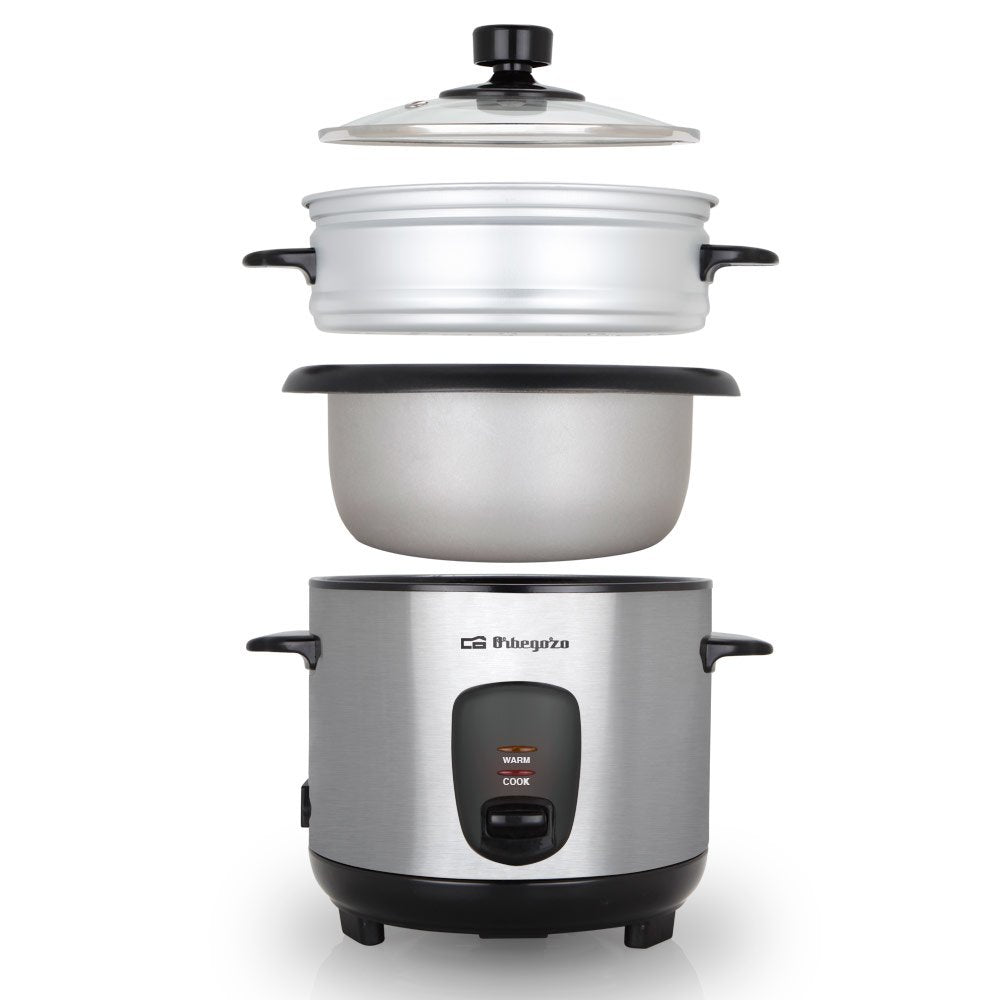 EAN 8436044538629 - Orbegozo CO-3025 vaporizador 3 cesta(s) Encimera 400 W Acero inoxidable imagen 4