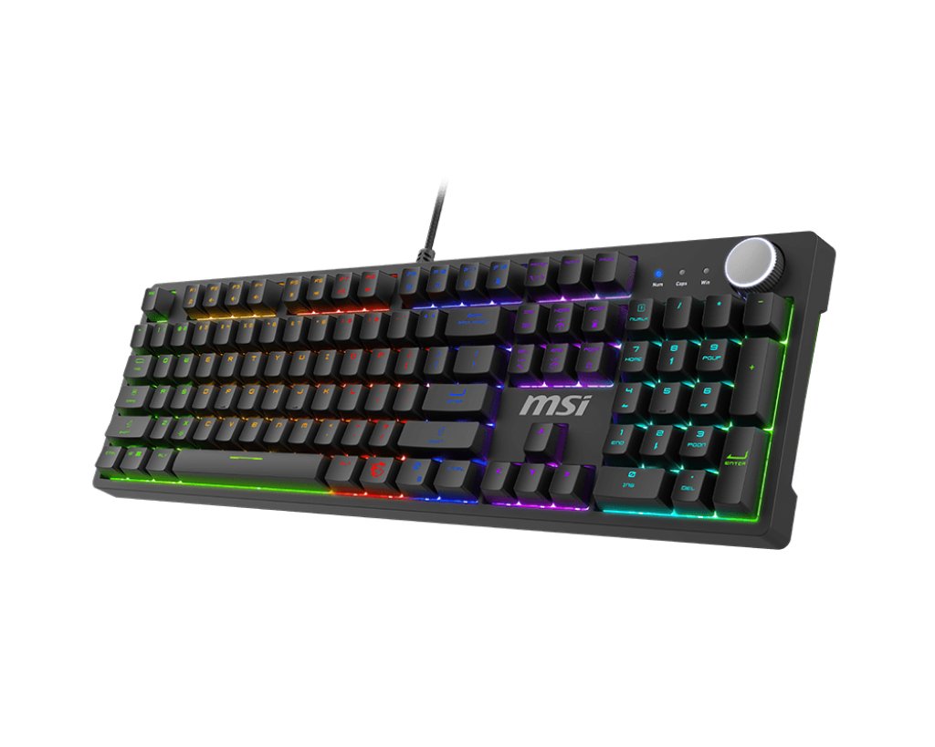 EAN 4711377324953 - MSI FORGE GK320 RED teclado Juego USB QWERTY Internacional de EE.UU. Negro imagen 2