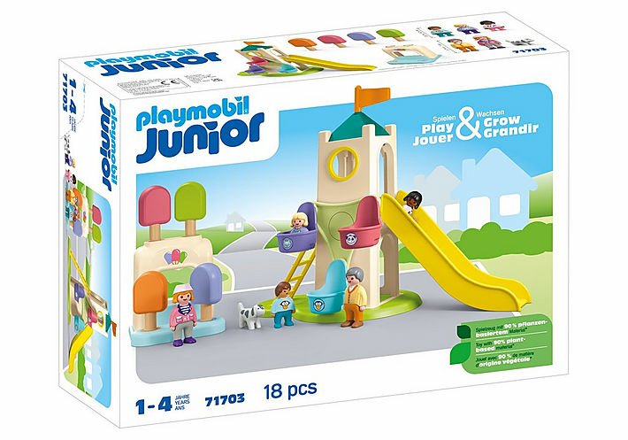 Playmobil 71703 Junior: Torre De Aventuras Con Puesto De Helados 71703