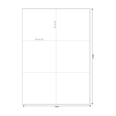 Mediarange Mrink144 Etiqueta Autoadhesiva Blanco Permanente 300 Pieza(S)