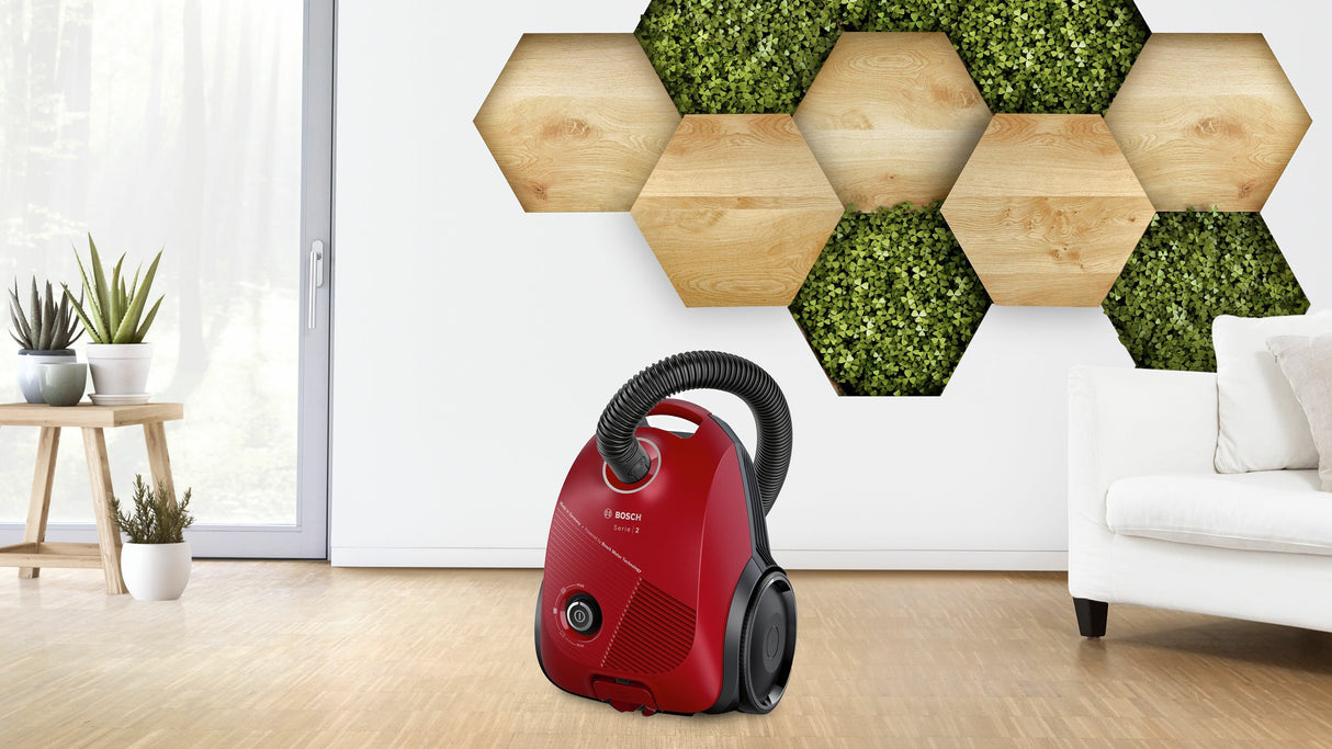 EAN 4242005310951 - Bosch Serie 2 BGBS2RD1 aspiradora 3,5 L Aspiradora cilíndrica Secar 600 W Bolsa para el polvo imagen 2